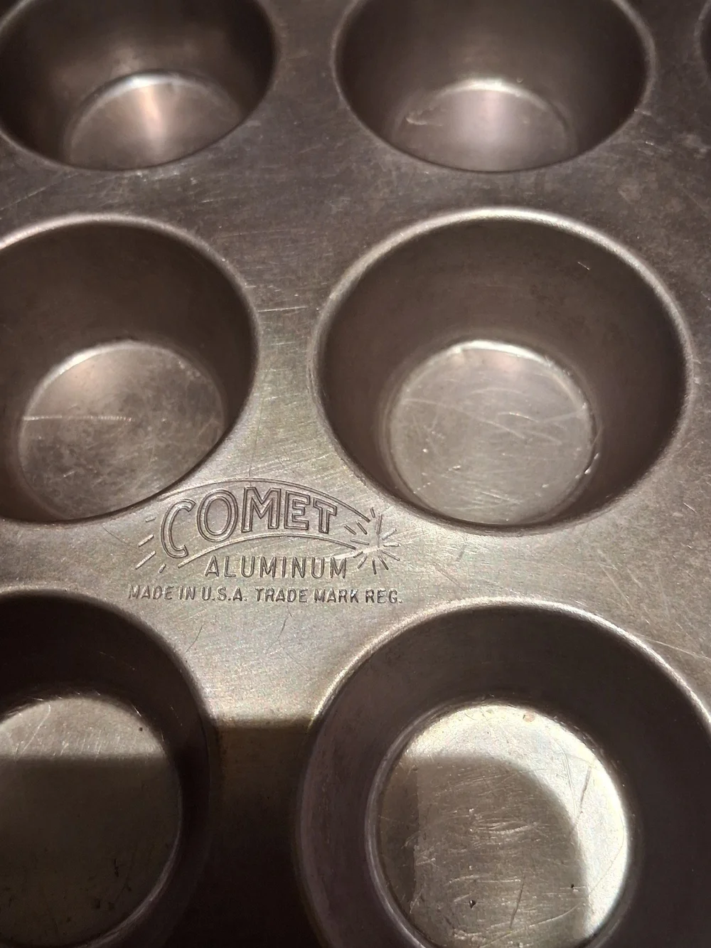 Vintage Comet Aluminum Mini Muffin Pans